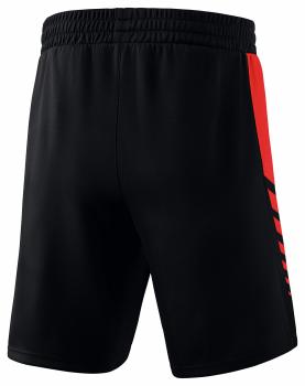 SIX WINGS Worker Shorts - schwarz/rot