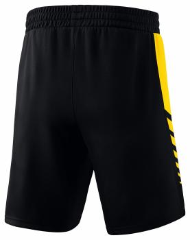 SIX WINGS Worker Shorts - schwarz/gelb