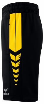 SIX WINGS Worker Shorts - schwarz/gelb