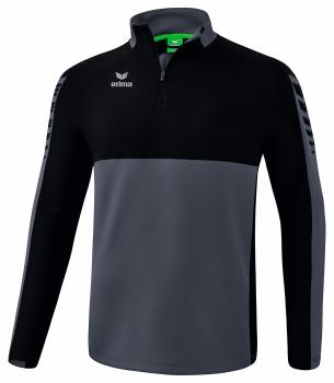 SIX WINGS Trainingstop - slate grey/schwarz