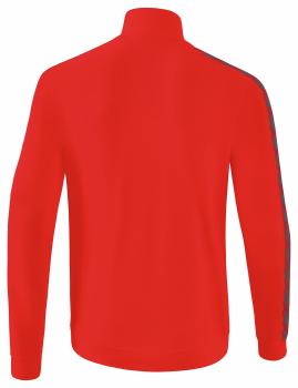 ESSENTIAL TEAM Tracktop Jacke - rot/slate grey