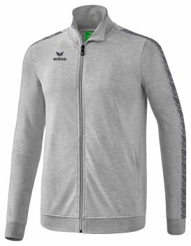 ESSENTIAL TEAM Tracktop Jacke Kinder - hellgrau melange/slate grey