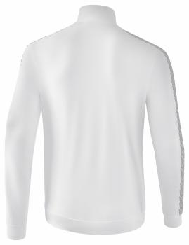 ESSENTIAL TEAM Tracktop Jacke Kinder - weiß/monument grey