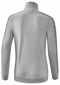 ESSENTIAL TEAM Tracktop Jacke Damen - hellgrau melange/slate grey