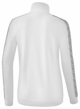 ESSENTIAL TEAM Tracktop Jacke Damen - weiß/monument grey