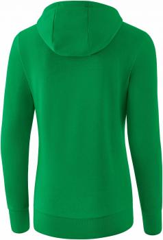 Kapuzensweatjacke Damen - smaragd