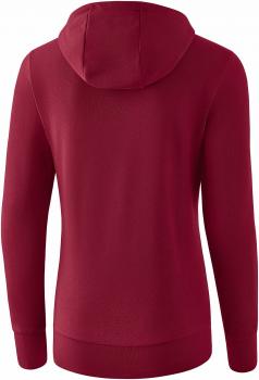 Kapuzensweatjacke Damen - bordeaux