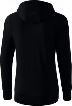 Kapuzensweat Damen - schwarz