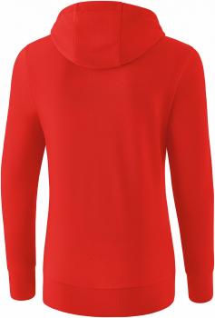 Kapuzensweat Damen - rot