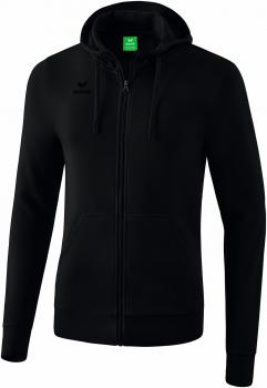 Kapuzensweatjacke - schwarz