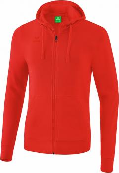 Kapuzensweatjacke Kinder - rot
