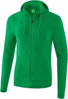 Kapuzensweatjacke Kinder - smaragd