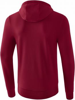 Kapuzensweatjacke - bordeaux