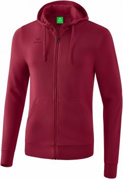 Kapuzensweatjacke Kinder - bordeaux