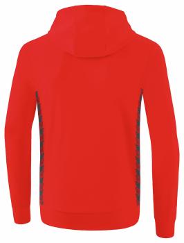 ESSENTIAL TEAM Kapuzensweat - rot/slate grey