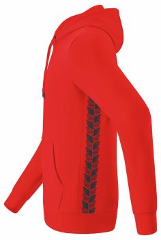 ESSENTIAL TEAM Kapuzensweat - rot/slate grey