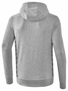 ESSENTIAL TEAM Kapuzensweat - hellgrau melange/slate grey