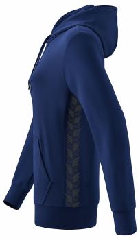 Preview: ESSENTIAL TEAM Kapuzensweat Damen - new navy/slate grey