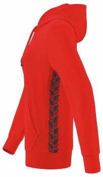 Preview: ESSENTIAL TEAM Kapuzensweat Damen - rot/slate grey