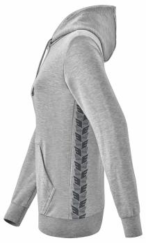 ESSENTIAL TEAM Kapuzensweat Damen - hellgrau melange/slate grey