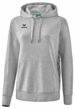 ESSENTIAL TEAM Kapuzensweat Damen - hellgrau melange/slate grey