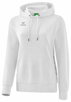 ESSENTIAL TEAM Kapuzensweat Damen - weiß/monument grey