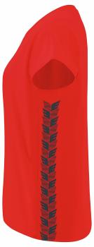 Preview: ESSENTIAL TEAM T-Shirt Damen - rot/slate grey