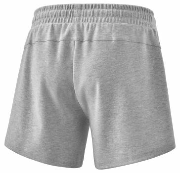 ESSENTIAL TEAM Sweatshort Damen - hellgrau melange