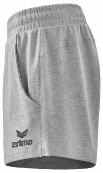 ESSENTIAL TEAM Sweatshort Damen - hellgrau melange
