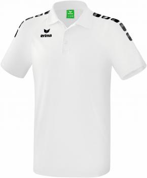 ESSENTIAL 5-C Polo - weiß/schwarz