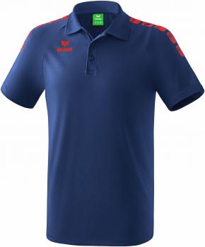 ESSENTIAL 5-C Polo - new navy/rot