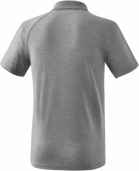 ESSENTIAL 5-C Polo Kinder - grau melange/schwarz