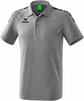 ESSENTIAL 5-C Polo - grau melange/schwarz