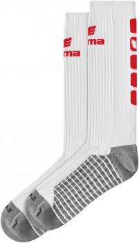 CLASSIC 5-C SOCKEN LANG - weiß/rot