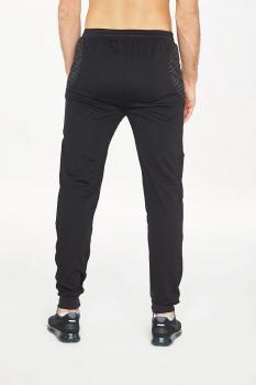 Kevlar Torwarthose mit Bündchen - schwarz