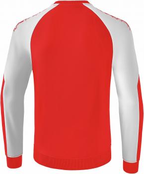 GRAFFIC 5-C Baumwollsweat Kinder - rot/weiß