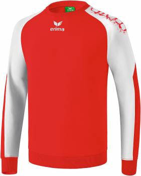 GRAFFIC 5-C Baumwollsweat Kinder - rot/weiß