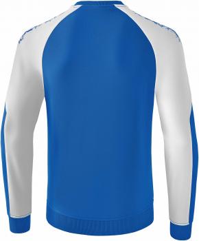 GRAFFIC 5-C Baumwollsweat Kinder - new royal / weiß