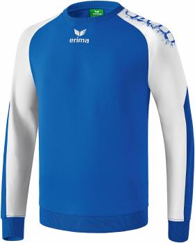 GRAFFIC 5-C Baumwollsweat Kinder - new royal / weiß
