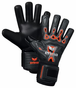 Torwarthandschuh Flex-RAY HARDGROUND - fiery coral/schwarz