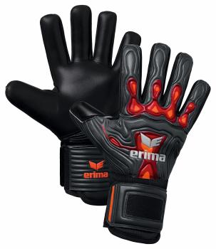 Torwarthandschuh Flex-RAY HARDGROUND FS - fiery coral/schwarz