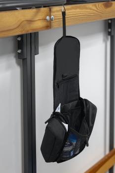 Kulturtasche - grau melange/schwarz