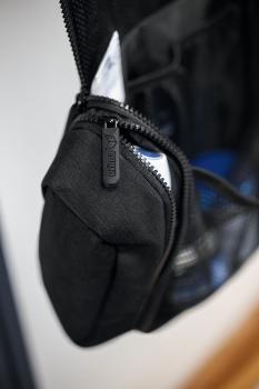 Kulturtasche - grau melange/schwarz