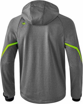 Softshelljacke FUNCTION Kinder - grau melange/green gecko