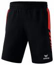 SIX WINGS Worker Shorts - schwarz/rot